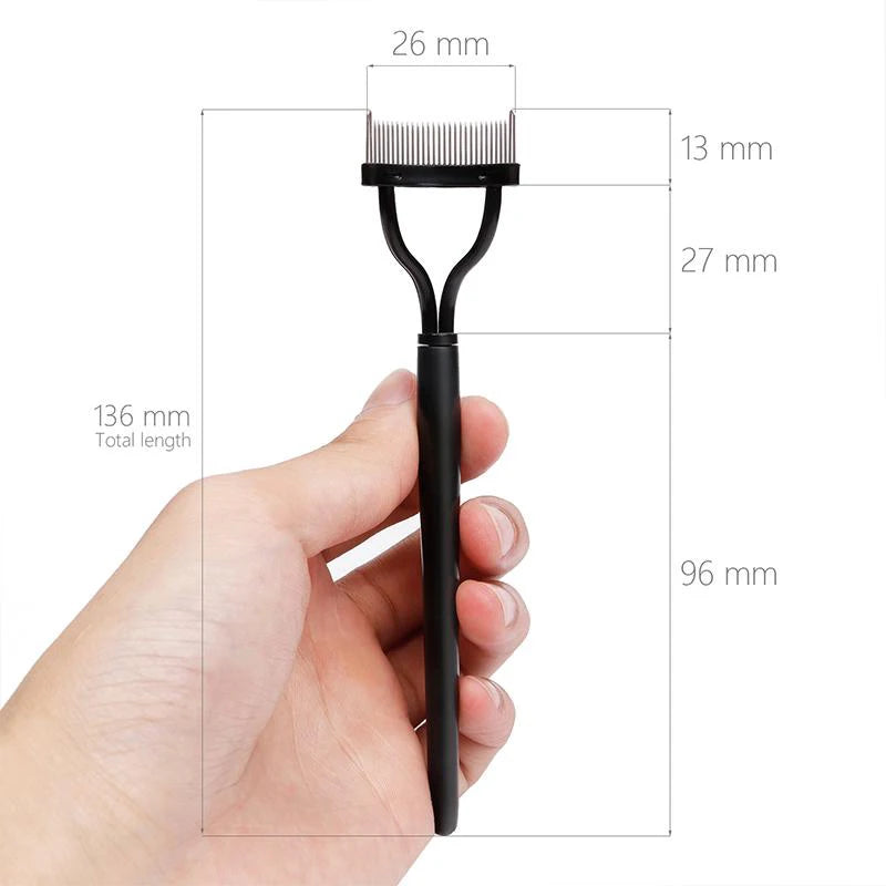 Docolor Eyelash Comb Curler Makeup Lash Separator Mascara Applicator Beauty Cosmetic Tool Eyewrinkles Metal Curl Accessories