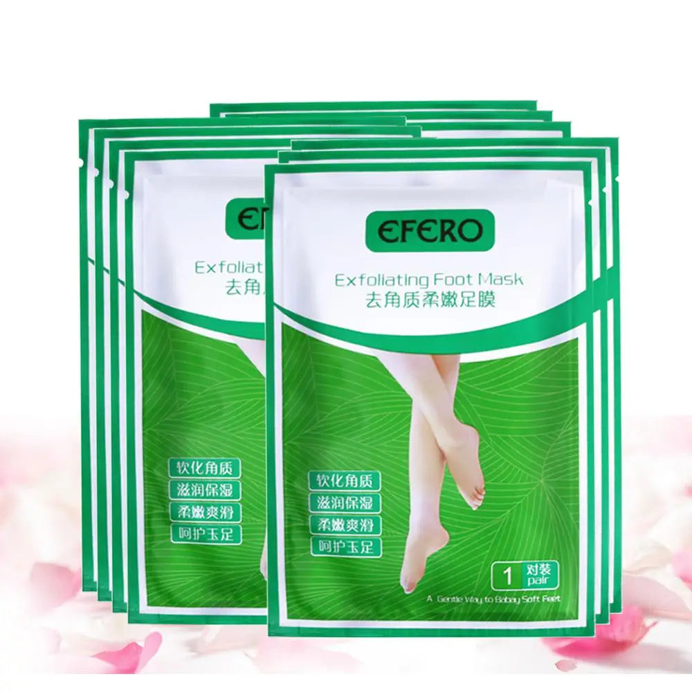 5pair =10pcs Socks for Pedicure Exfoliating Feet Mask Spa Sosu Socks Peeling Foot Care for Heels Foot Mask Whitening Feet