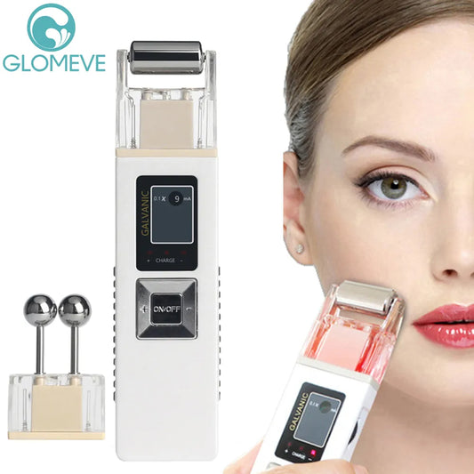 Galvanic Microcurrent Skin Firming Whiting Machine Iontophoresis Anti-aging Massager Skin Care SPA Face Lifting Tighten Beauty