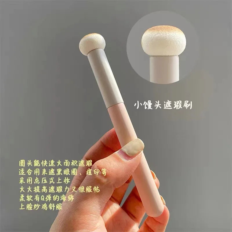 Concealer Brush Mushroom Sponge Head Professional Lip Cosmetic Makeup Brush Face Foundation Blending Beauty Women Make Up Tools