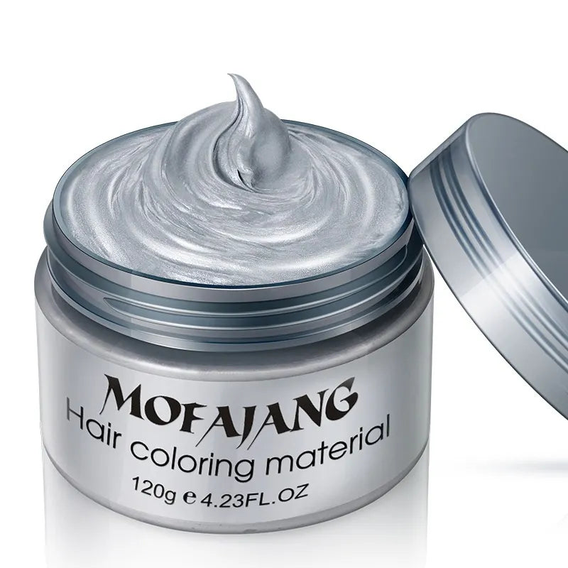 7 Colors 120g Harajuku Styling Hair Wax Dye One-time Molding Paste Maquillaje Beauty Health Safe No Sensetive Club Party